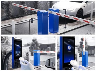 Control a vehicle gate using the connected Intercom and authorize gate access