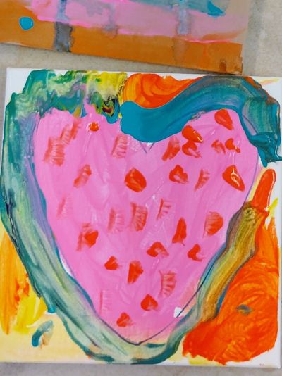 sensory collage project for preschool classroom