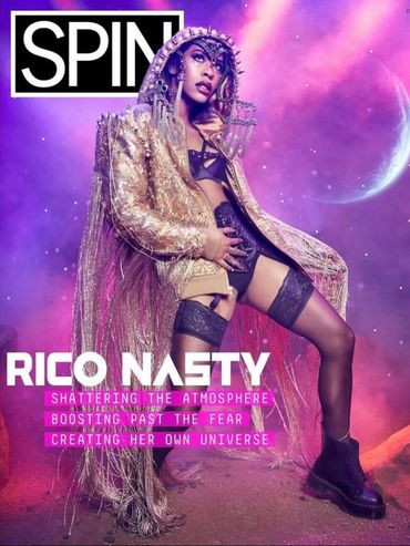 Rico Nasty for Spin Magazine | Glam by Valerie Harvey