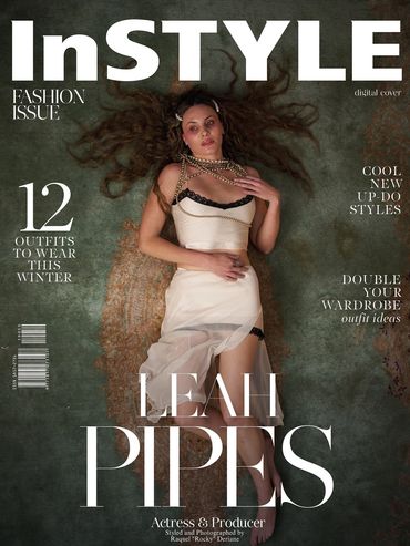 Leah Pipes for InSTYLE | Hair and Makeup by Valerie Harvey