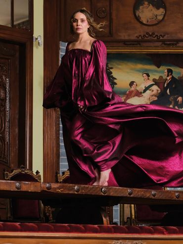 Leah Pipes for InSTYLE | Hair and Makeup by Valerie Harvey