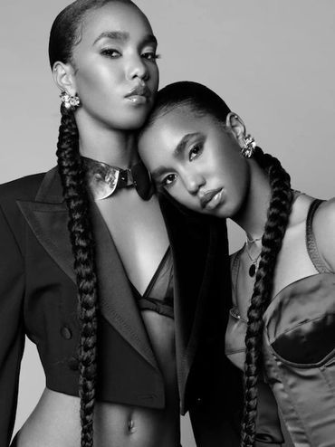 Jessie and D'Lila Combs for Galore