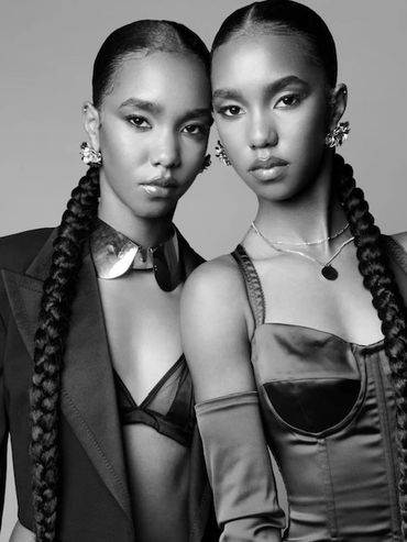 Jessie and D'Lila Combs for Galore