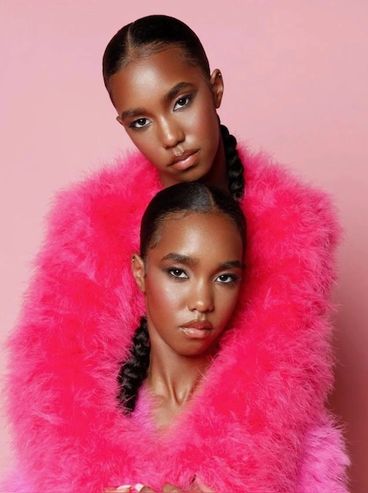 Jessie and D'Lila Combs for Galore