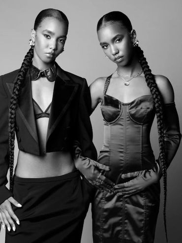 Jessie and D'Lila Combs for Galore