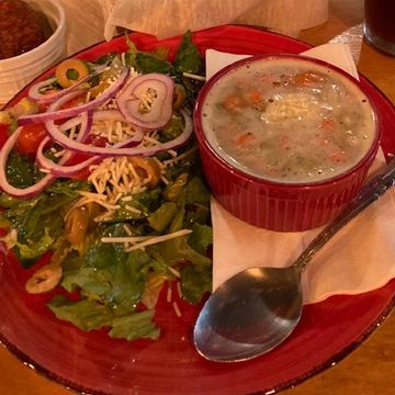 Soup of Day and Side House Salad 