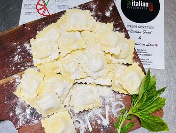 The same ravioli that you eat in our restaurant ready for you to cook in your own home.