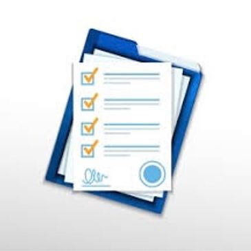 example blank checklist sheet