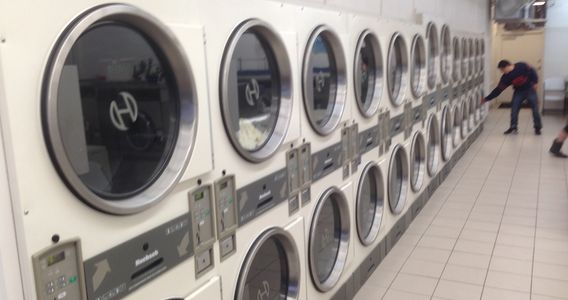 Clean laundromat