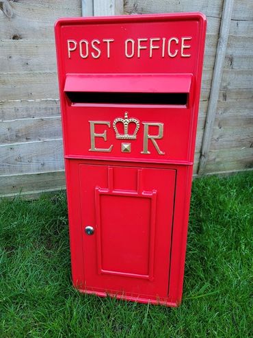 Red post box