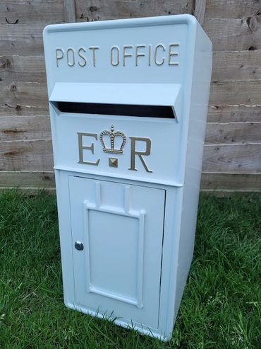 White post box