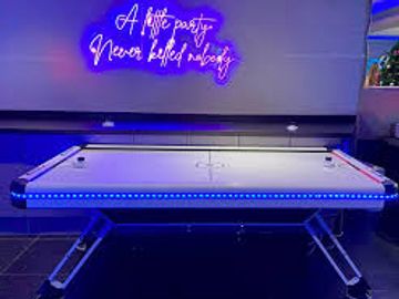 led air hockey rentals