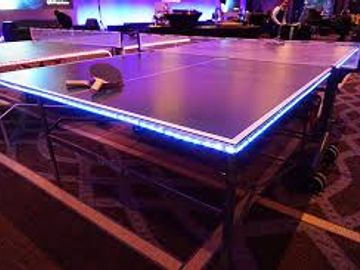 led ping pong table rental