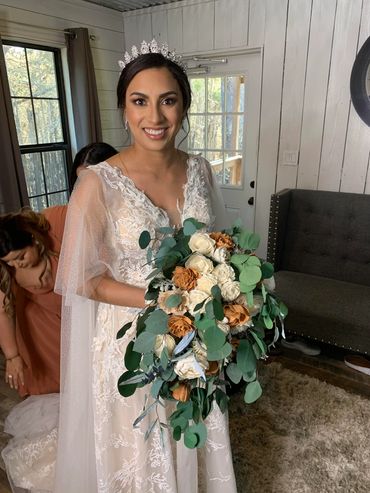 Rustic glam for a wedding.