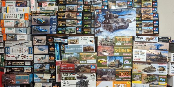 a bunch of different types of cards on a wall