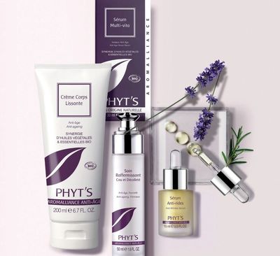 Gamme de produits pour le soin du visage Anti-Âge Aromalliance Phyt's