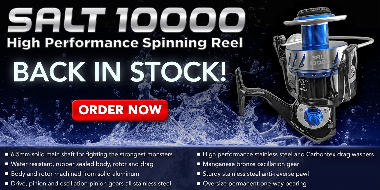 Canyon Reels Salt 10000 Back In Stock