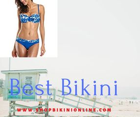 CharmLeaks Women Underwire Bikini Two Piece Swimming Costume
