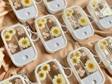 Flower Preserved in Alcohol Spray using Resin Preservation