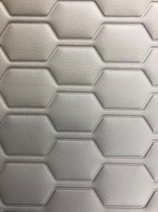 Hex Pattern comes in a continuous run. The measurements are 54 and can be ran in 40 yards rolls