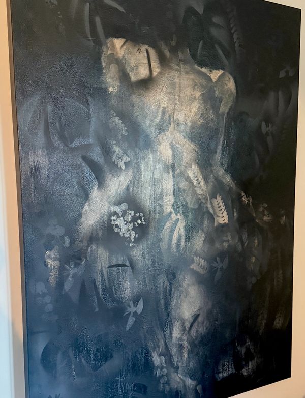 "Lover, Ephemeral," 2025
Acrylic and aerosol on canvas
SOLD