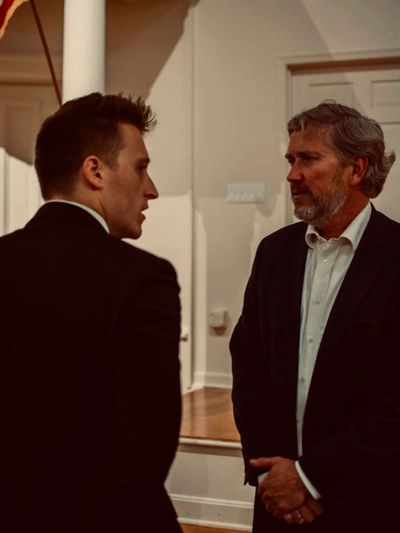Two generations of American patriots, joined in conversation over liberty, and the future of America