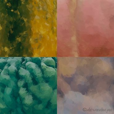 Painterly Pumpkin Textures (Substance Painter, Blender)