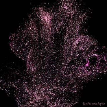 Abstract Particle Effect (Houdini, Mantra)