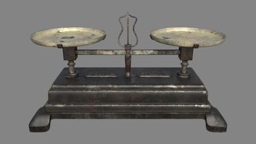 Roberval Balance (Modeled & Animated in Maya, Textured in Substance Painter & Rendered with RenderMa