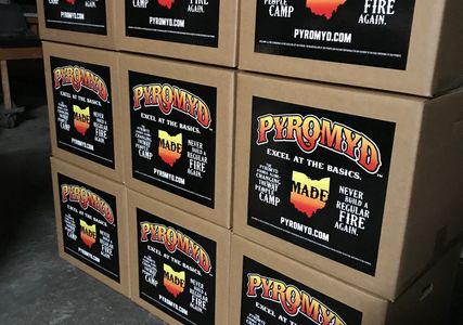 PYROMYD boxed and ready for shipping