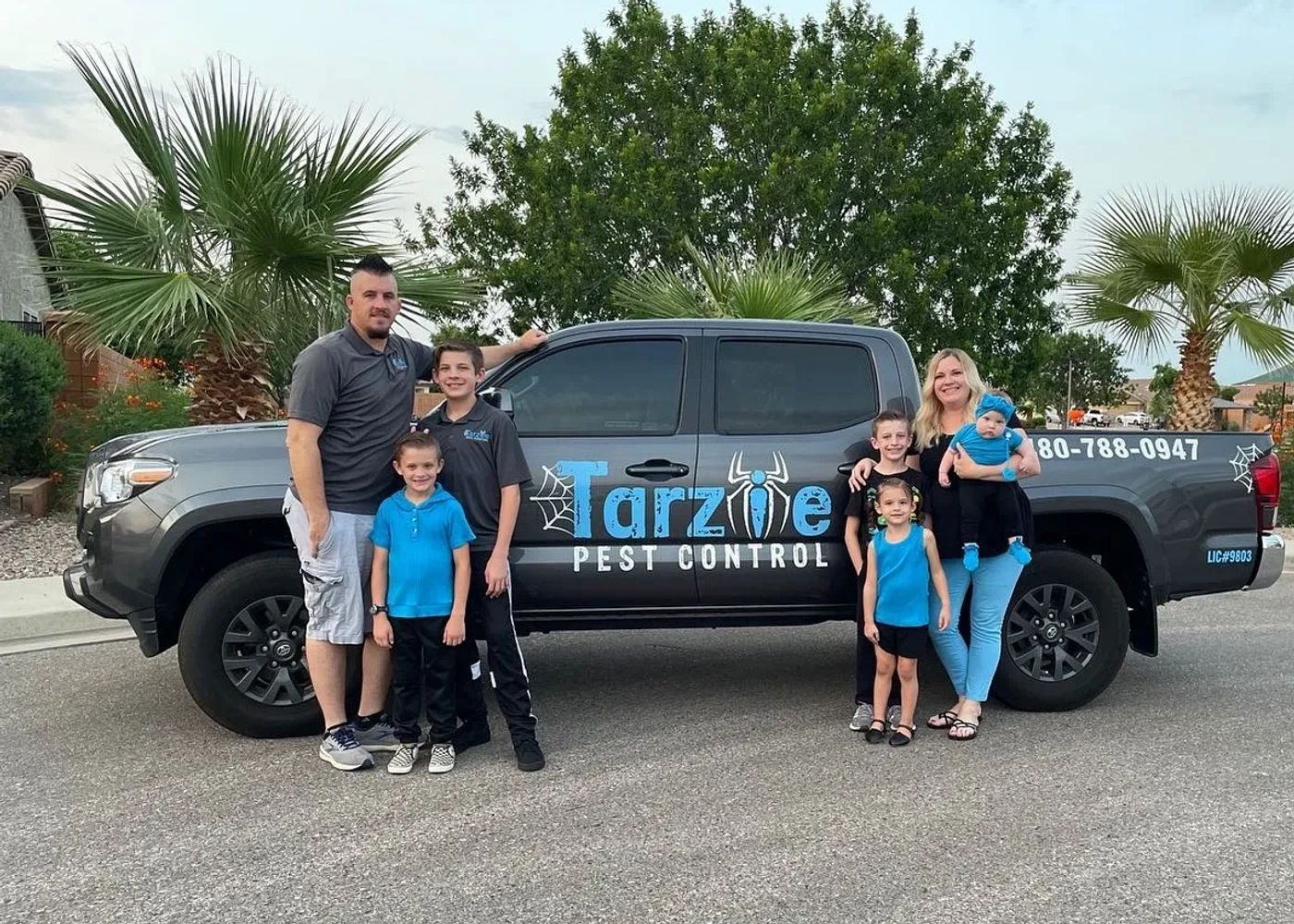 The Tarzie Pest Control family.