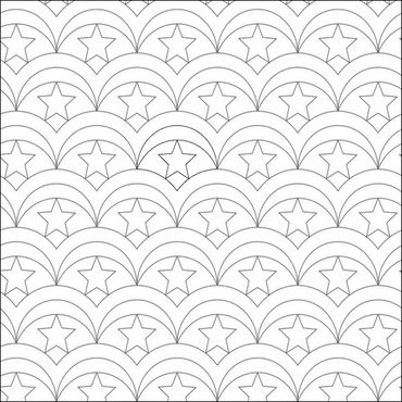 Pantograph for long arm quiting