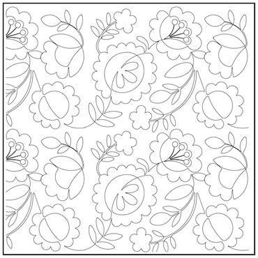 Mary Lou Block to Block Pantograph © 2025 Anne Bright Designs