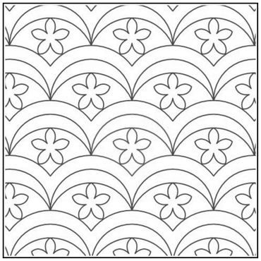 Easy Clamshell Floral - Pantograph / E2E
© 2023 Barbie Mill