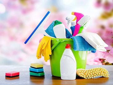 Cleaning products included in the price