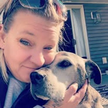 Cyndie with the best boy Rufus