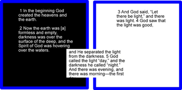 Creation. The first day