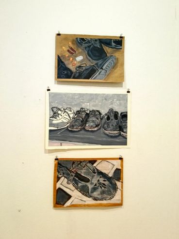 Tshepiso Sehudugeng, Steps of becoming (2025). 1376×1834