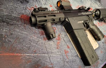 Custom Less Lethal Home Defense by DK Spencer Custom Kinetics: PepperBall VKS TCP FS FSC Valken M17