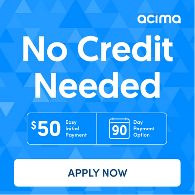 No Credit Check Financing $50 down 90 days same as cash