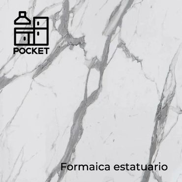 Cubierta de cocina color Mármol