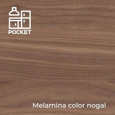Melamina color Nogal