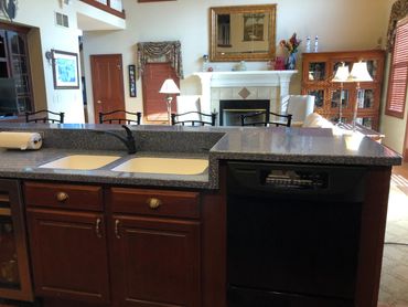 Refinished countertops