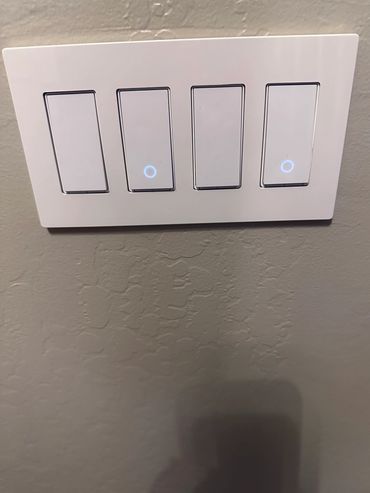 Changed Light switches to wifi switches