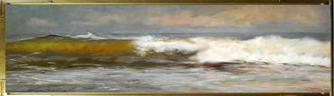 Ocean wave seascape painting by Glenn Harrington 