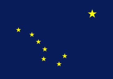 AK State Flag of Alaska Bandera