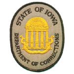 State of Iowa Department of Corrections Patch