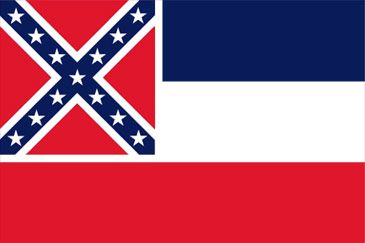Bandera Mississipi State Flag