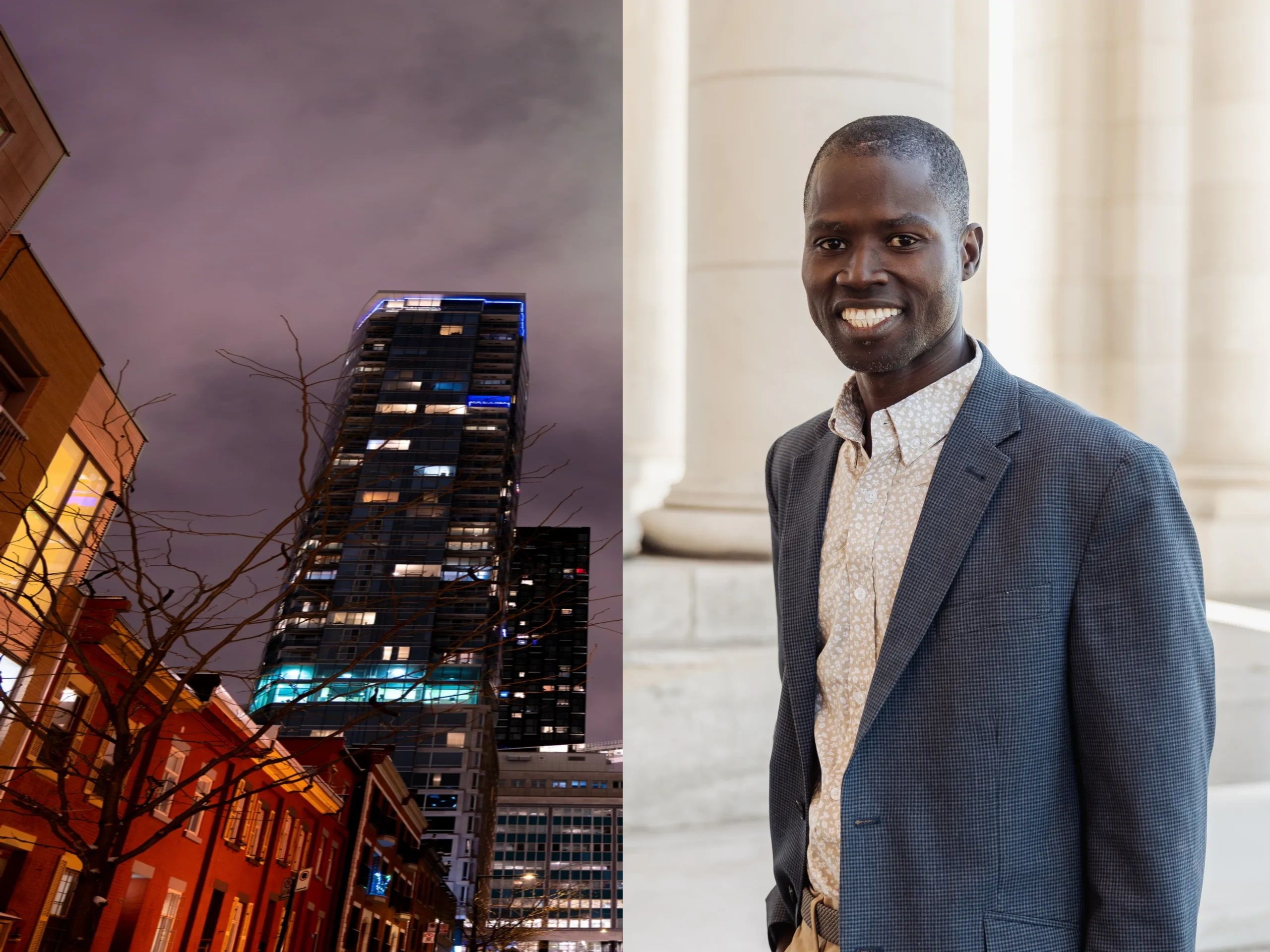 Elegant Aurora Skyline