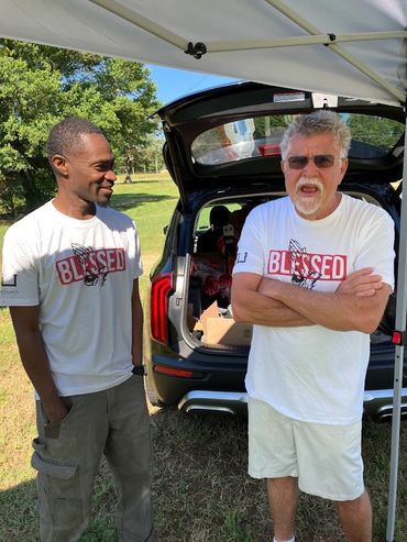 Rob Robbs, once sentenced to 99+, speaks with George Sowersby at Gaston Correctional July 2 2024